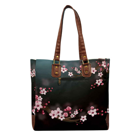 Greenish Grey Floral Printed Structured Shoulder Bag - Uncommongifts.in